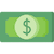 cash payment with dollar sign